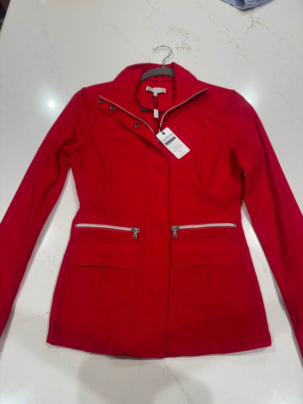 Anatomie Red Zip-Up Kenya Safari Jacket